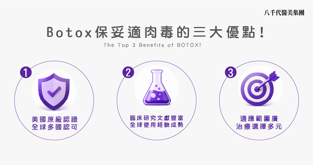 保妥適的三大優點