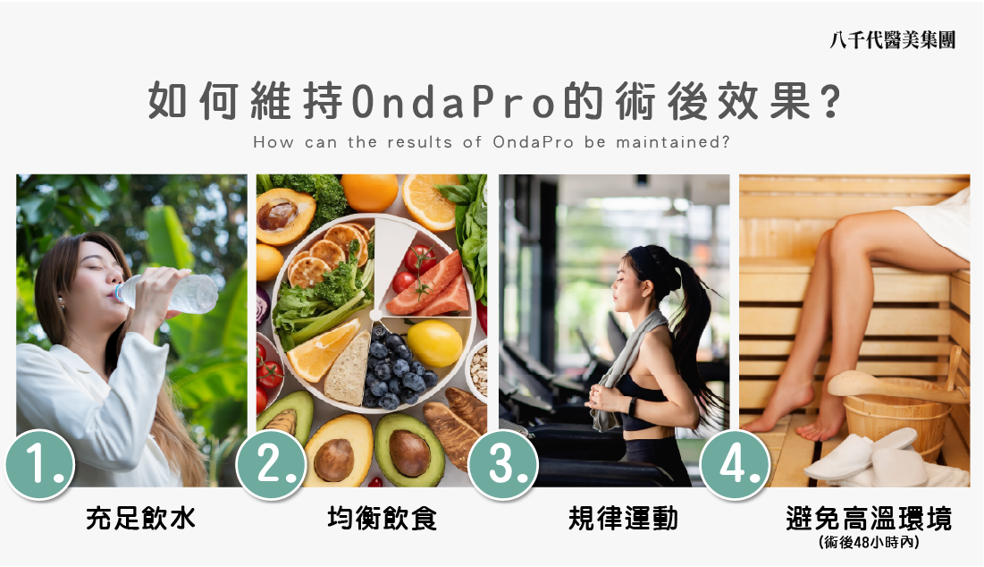 如何維持施打後的術後效果?