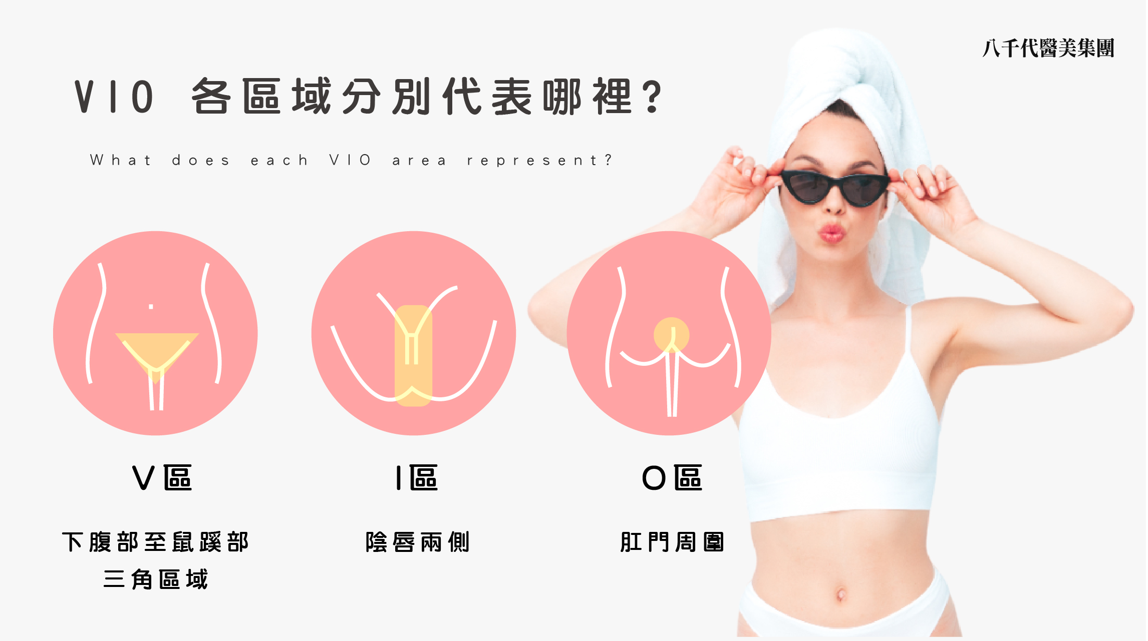 VIO三個區域分別代表哪裡?